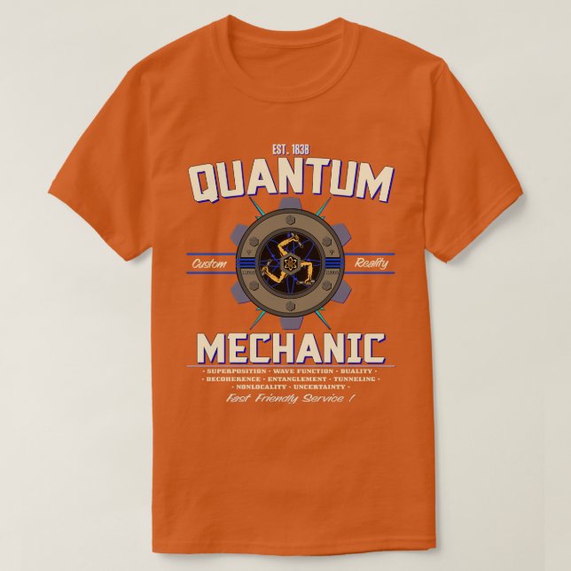 CAMISETA MECANISMOS CUANTUM 1 (Diseño del anverso)
