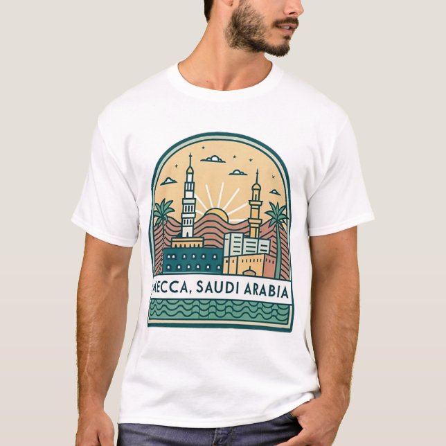 CAMISETA MECCA, ARABIA SAUDITA (Anverso)