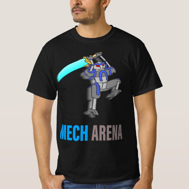 Camiseta Mech Arena let's play amazing battle (Anverso)