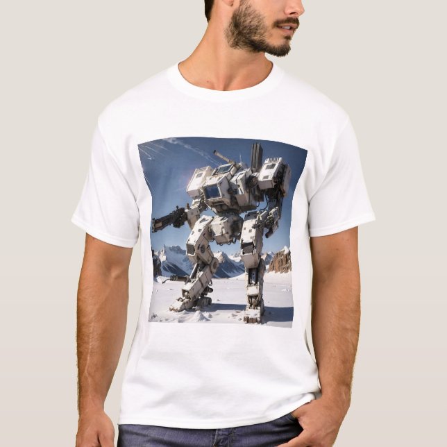 Camiseta Mech Warrior (Anverso)
