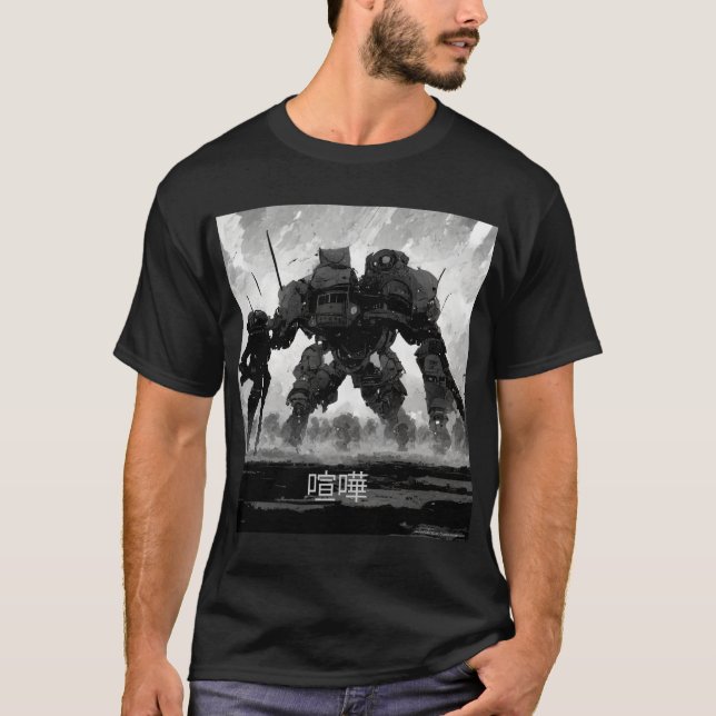 Camiseta Mech Warrior Aftermath (Anverso)