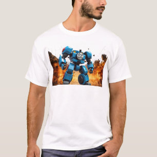Camiseta ¡Mecha-Boom! Thomas el Tank... ¿Bot Mech Engine?