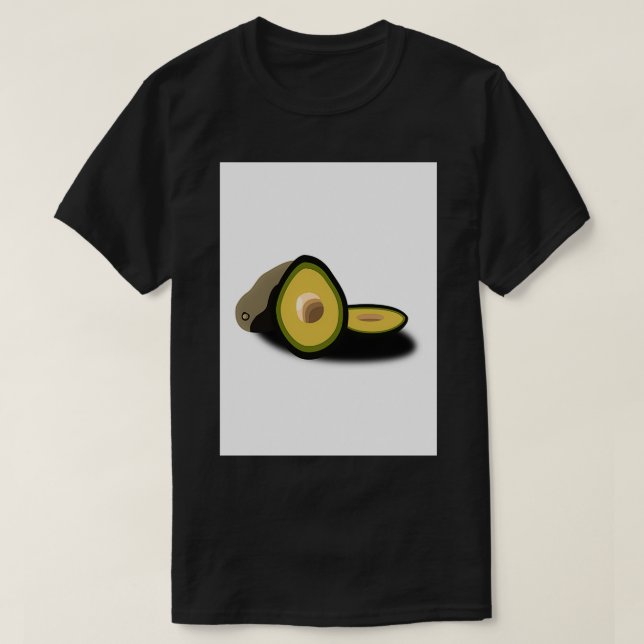 Camiseta mecha de aguacate (Diseño del anverso)