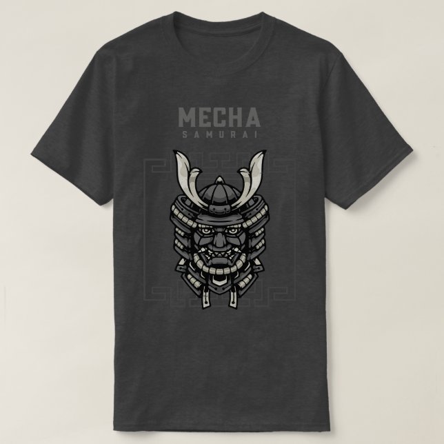 Camiseta Mecha Samurai Mask (Diseño del anverso)