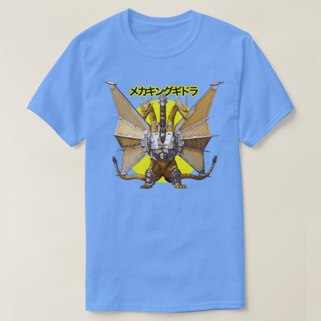 Camiseta MechaKing Ghidorah (Diseño del anverso)