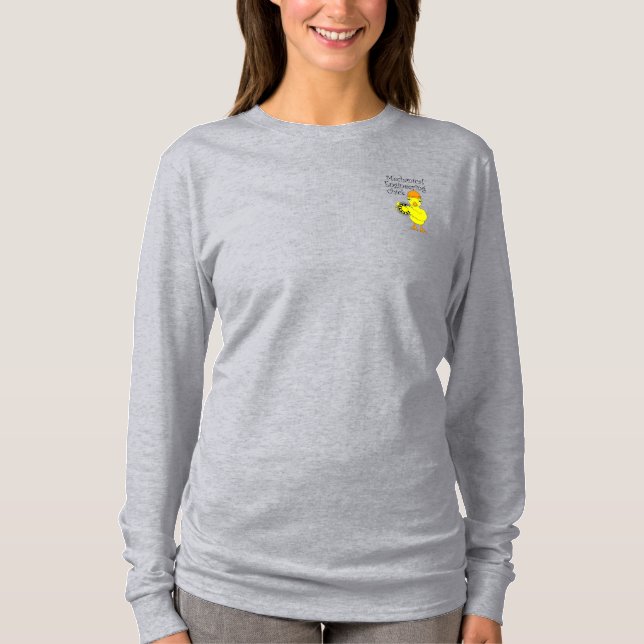 Camiseta Mechanic Engineering Chick Gear (Anverso)