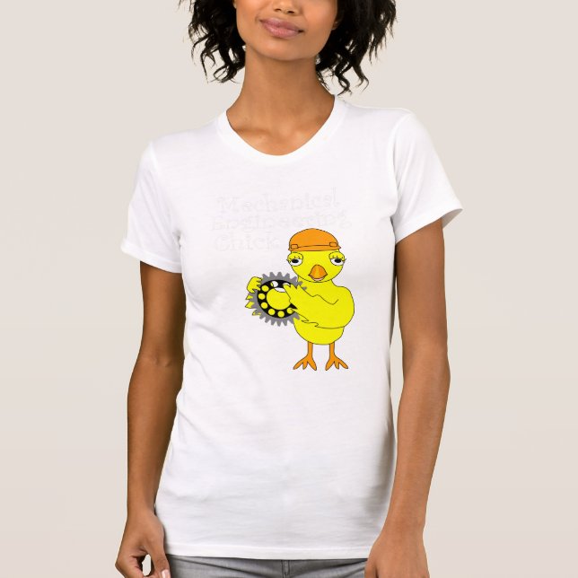 Camiseta Mechanic Engineering Chick Gear (Anverso)
