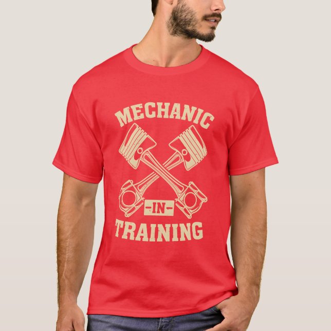 Camiseta Mechanic Inraining Automobile Mechanic Car Mecha v (Anverso)