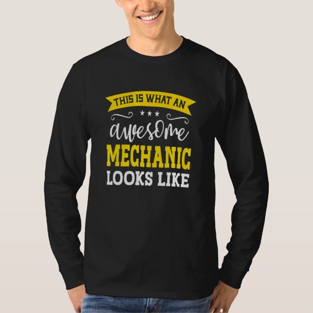 Camiseta Mechanic Job Title Employee Funny Worker Professio (Anverso)