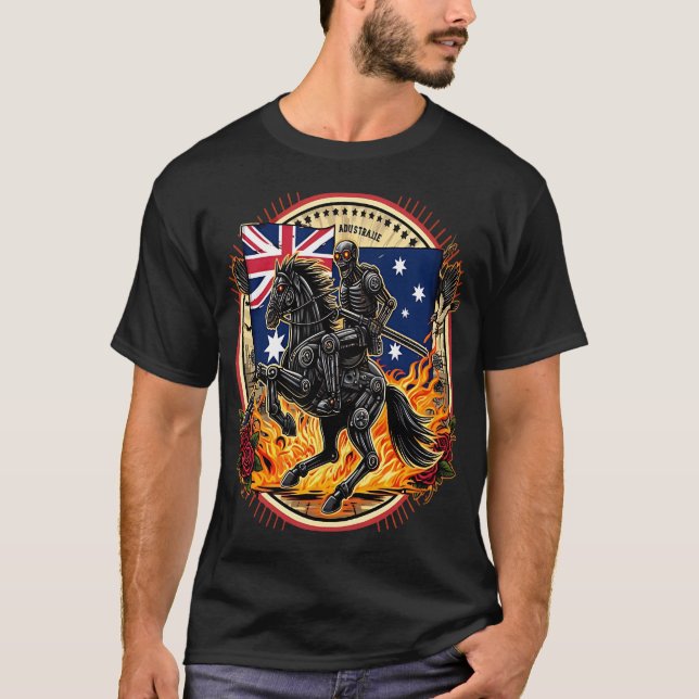 Camiseta Mechanical Knight of the Australian Apocalypse (Anverso)