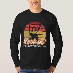 Camiseta Meciendo la vida de los estudiantes de derecho par