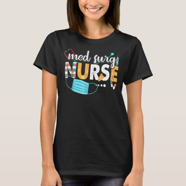Camiseta Med Surg Nurse Cute Nurses Semana 2022 (Anverso)
