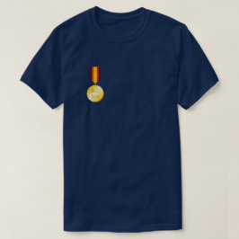 Camiseta Medalla de broche del mejor papá Día del Padre