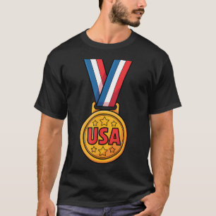 Camiseta Medalla de EE. UU. - Deportes de Invierno y Verano