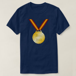 Camiseta Medalla de Mejor Papá Día del Padre