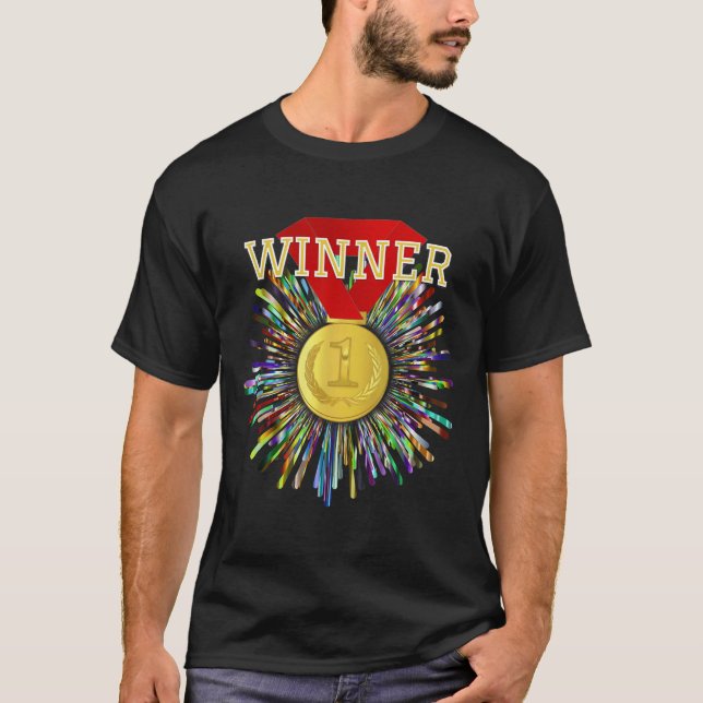 Camiseta Medalla de Oro del Premio de la Competencia #1 (Anverso)