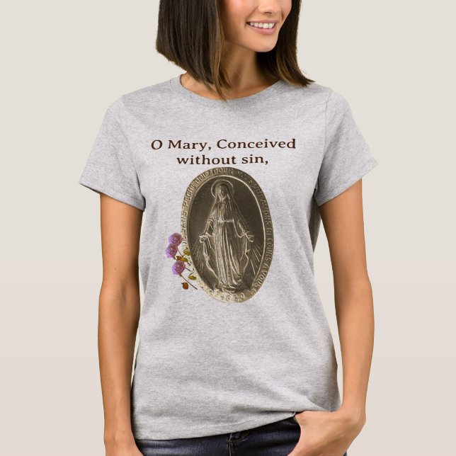Camiseta Medalla milagrosa (Anverso)