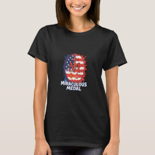 Camiseta Medalla Milagrosa Mariana Nuestra Señora Católica