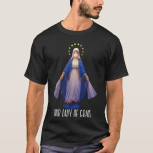 Camiseta Medalla Milagrosa Mariana Nuestra Señora de la Gra