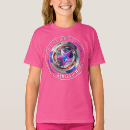 Camiseta Medallón de estampado/ala de doble cara Harris-Wal