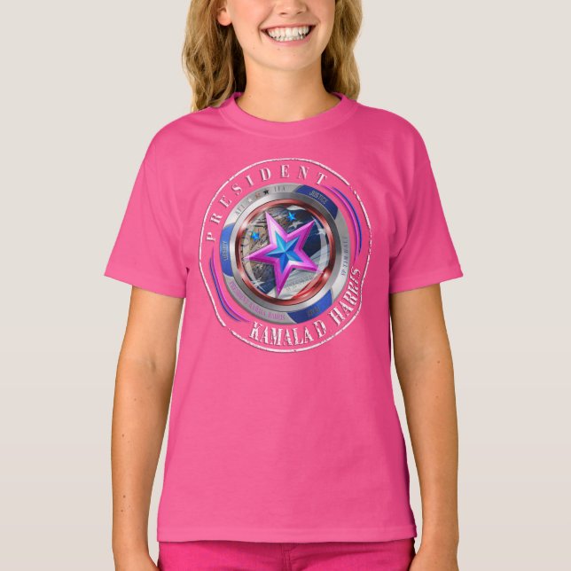 Camiseta Medallón de estampado/ala de doble cara Harris-Wal (Anverso)