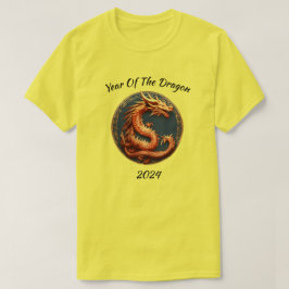 Camiseta Medallón Dragón Año Nuevo Chino