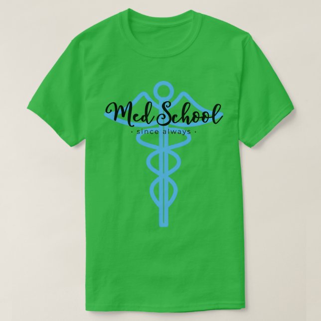 Camiseta MedART MedSchool Azul 1 (Diseño del anverso)