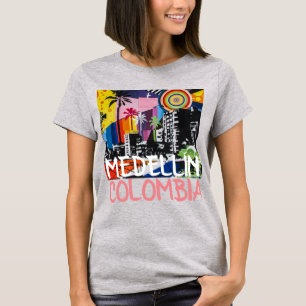 Camiseta MEDELLÍN COLOMBIA Guay Graffiti Mural Shirti, W