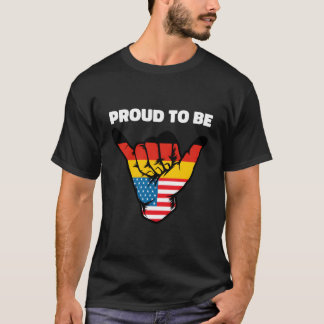 Camiseta Media Alemania Alemana Y Media Norteamericana Band