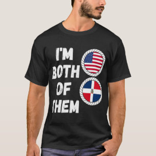 Camiseta Media Americana Media Dominicana Estados Unidos _