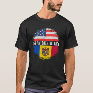 Camiseta Media Americana Media Moldavia Patrimonio de la Ba