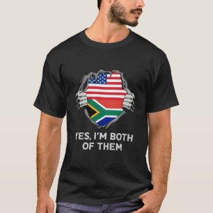 Camiseta Media Americana Media Sudafricana Usa Sudáfrica