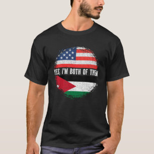 Camiseta Media americana mitad jordana Bandera de los Estad
