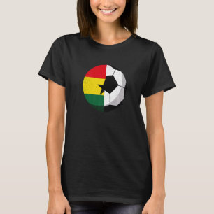 Camiseta Media Bandera De Ghana