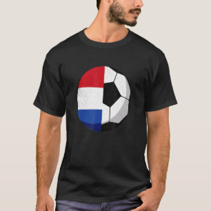 Camiseta Media bandera de los Países Bajos Fútbol