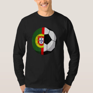 Camiseta Media Bandera de Portugal Fútbol
