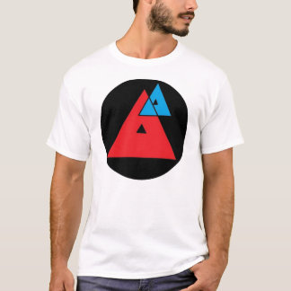 Camiseta media del logotipo del análisis