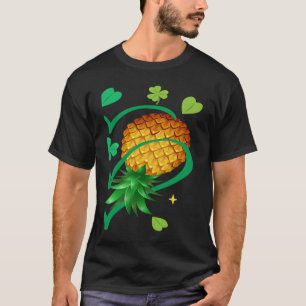 Camiseta Media Derecha Corazón boca abajo Piña Shamrock St