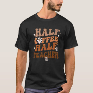 Camiseta Media docente Inspirador de café para