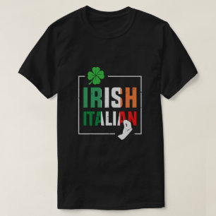 Camiseta Media irlandesa mitad italiano