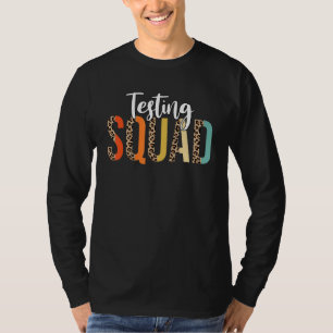 Camiseta Media Leopard Testing Squad Motivational Testing D