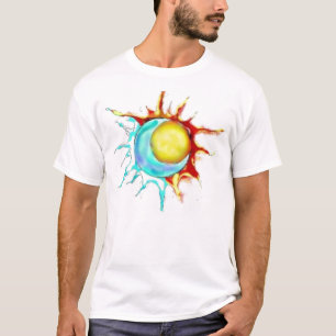 Camiseta media luna del medio sol