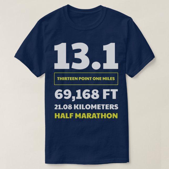 Camiseta Media Maratón 131 1 (Diseño del anverso)