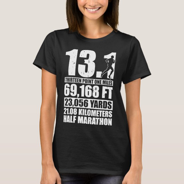Camiseta Media Maratón 13.1 Miles Runner (Anverso)