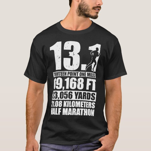 Camiseta Media Maratón 13.1 Miles Runner (Anverso)