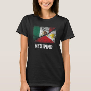 Camiseta Media mexicana mitad bandera filipina México Filip