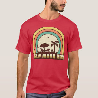 Camiseta Media Moon Bay Beach Retro Sunset Style