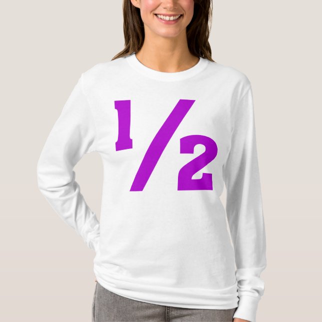 Camiseta Media - Púrpura (Anverso)