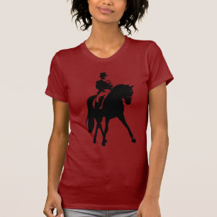 Camiseta Media silueta del paso del Dressage