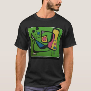 Camiseta "Mediados de siglo 4" numérico abstracto moderno